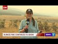 Hundred of firefighters tackle Durkee Fire in eastern Oregon, the largest wildfire in US
