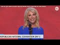 Kellyanne Conway's RNC speech addresses time with Trump as president, campaigns for 2024 election