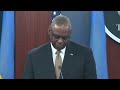 LIVE: US Secretary of State Lloyd Austin speaks after meeting of Ukraine Defense Contact Group
