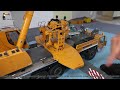 Operation of prototype 1350 1/14 RC hydraulic crane truck when first out of box