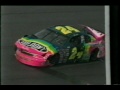 Jeff Gordon's first time driving in the rain - Dale Earnhardt calls him dumb