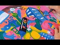 Making a GIANT POSCA Painting!