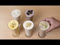 ६ तरीके के मिल्कशेक गर्मियों के लिए | 6 Refreshing Milkshakes | Summer Drinks | KabitasKitchen