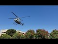 Bell 407 N160AM mercy air departing antelope valley hospital.