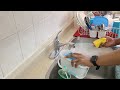 ASMR Real-Time Hand Washing Dishes Clean with me Motivation | Clean With Me!
