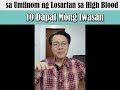 Sa Umiinom ng Losartan sa High Blood: 10 Dapat Iwasan - By Doc Willie Ong