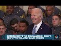 Biden presents Commander-in-Chief's Trophy to the Army Black Knights