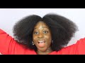 DETAILED: How to Trim & Shape Natural 4C / 4B Hair ✂️ On Dry Blow Dried Hair! Super Easy !