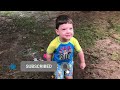 Rainy Day Fun For Kids Play Outside! Caleb & Mommy Play in The Rain with Baby Shark Toys!