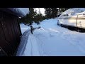 Barn Ice Avalanche in Slow Motion