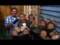 Woodworking projects that sell, Log Cabin Style Birdhouse DIY