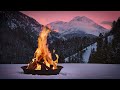 Scenic Alpine Bonfire Experience: 12 Hours of Ultimate Mind and Body Campfire Ambience
