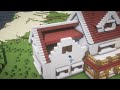 Minecraft: How To Build a 3-Story Suburban House Tutorial(#9) | 마인크래프트 건축, 전원 주택, 인테리어