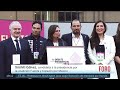 Candidatos a la presidencia de México llegan al INE para el primer debate - Las Noticias
