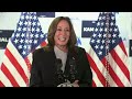 VP Kamala Harris delivers remarks in Delaware after Biden's announcement