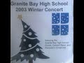 GBHS 2003 Winter Concert Part 3 of 17 How Do I Love Thee