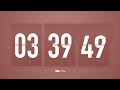 4 Hours Countdown Timer Flip Clock 🎵 / +Ambient🧘‍♀️+ Bells🔔