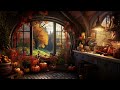 Autumn at Green Witch's House Ambience and Music | fantasy cozy fall #witchcore #cottagecore