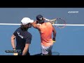 Rafael Nadal's practice at Australian Open, 22 Jan 2022