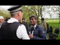 London (Sharia) Police Act as Agents of Criminal Muslims to Defend Poor Islam / Quran | Arul