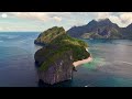 FLYING OVER PALAWAN (4K UHD) - Relaxing Music Along With Beautiful Nature Videos #2