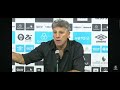 Entrevista coletiva do treinador do Grêmio após eliminação da Copa do Brasil para o Corinthians