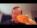 Trying out the new Carmelized onion pastry from tim Hortons snack review