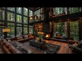 Smooth Piano Jazz Music in Cozy Living Room Ambience 🌤️ Instrumental Jazz Music for Study, Relax