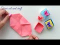 9 EASY CRAFT IDEAS || School Craft Idea || DIY Origami Craft || School hacks || Paper mini gift idea