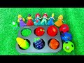 Satisfying Video I How to make Princess Lolipops in to Heart Pool AND Rainbow Painted Cutting ASMR