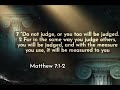 Matthew 7:1-2