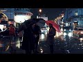 Walking London’s West End in the Rain - Saturday Night City Ambience