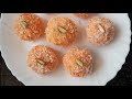 Carrot Laddoo Recipe |Cooking Without Fire Recipes |Easy Homemade Carrot Coconut Laddoos