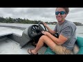 $1000 Budget Build Bass Boat part 3 - Running it WIDE OPEN