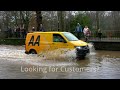 Kenilworth Ford Floods Boxing Day 2021 -  Warwickshire, England - NO TURNING BACK?