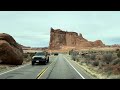 Arches National Park - Scenic Drive 4K HDR - Utah USA