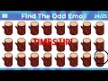 25 Puzzle for Genius || find the odd emoji||mindmaze_quiz24