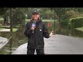 Flooded Streets in Savannah, GA following Tropical Storm Debby