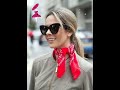 MODA TENDENCIA PAÑUELOS Y BUFANDAS PARA LLEVAR EN OTOÑO INVIERNO MODA PARA MUJERES