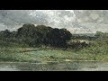 Rainy day in a Springtime Landscape • Vintage Art for TV • 3 hours of painting • Springtime Ambience