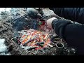 REAL SURVIVAL IN SEVERE FROST. HOW TO NOT FREEZE IN THE FOREST IN WINTER. FULL MOVIE