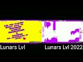 Lunars lvl and Lunar lvl 2022 Comparison