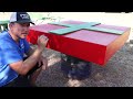 DIY GIANT outdoor Christmas gift box decorations!