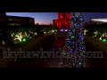 Houston Drone Christmas Skylines  Medley - 2017 -  4K