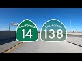 Antelope Valley Freeway (CA-14) - Part 1: Santa Clarita to Palmdale