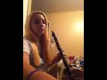 Rolling in the Deep by Adele on clarinet