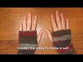 Crochet Fingerless Glove Tutorial