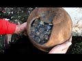 Opened cave and take out a treasure urn full of gold coins by phoenix metal detector 3D