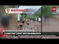 Tormenta tropical 'Chris' provoca afectaciones en Misantla, Veracruz