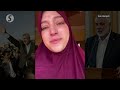 Daughter-in-law of Hamas chief Haniyeh mourns him in video recording
